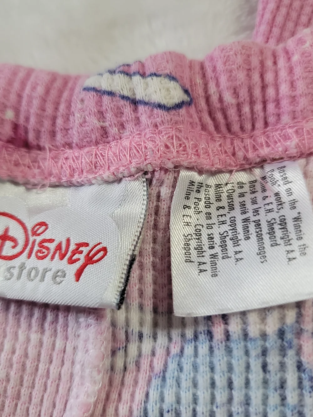 Vintage Disney Store Eeyore Pajama Pants Drawstring Size XL Winnie The Pooh - Picture 4 of 5